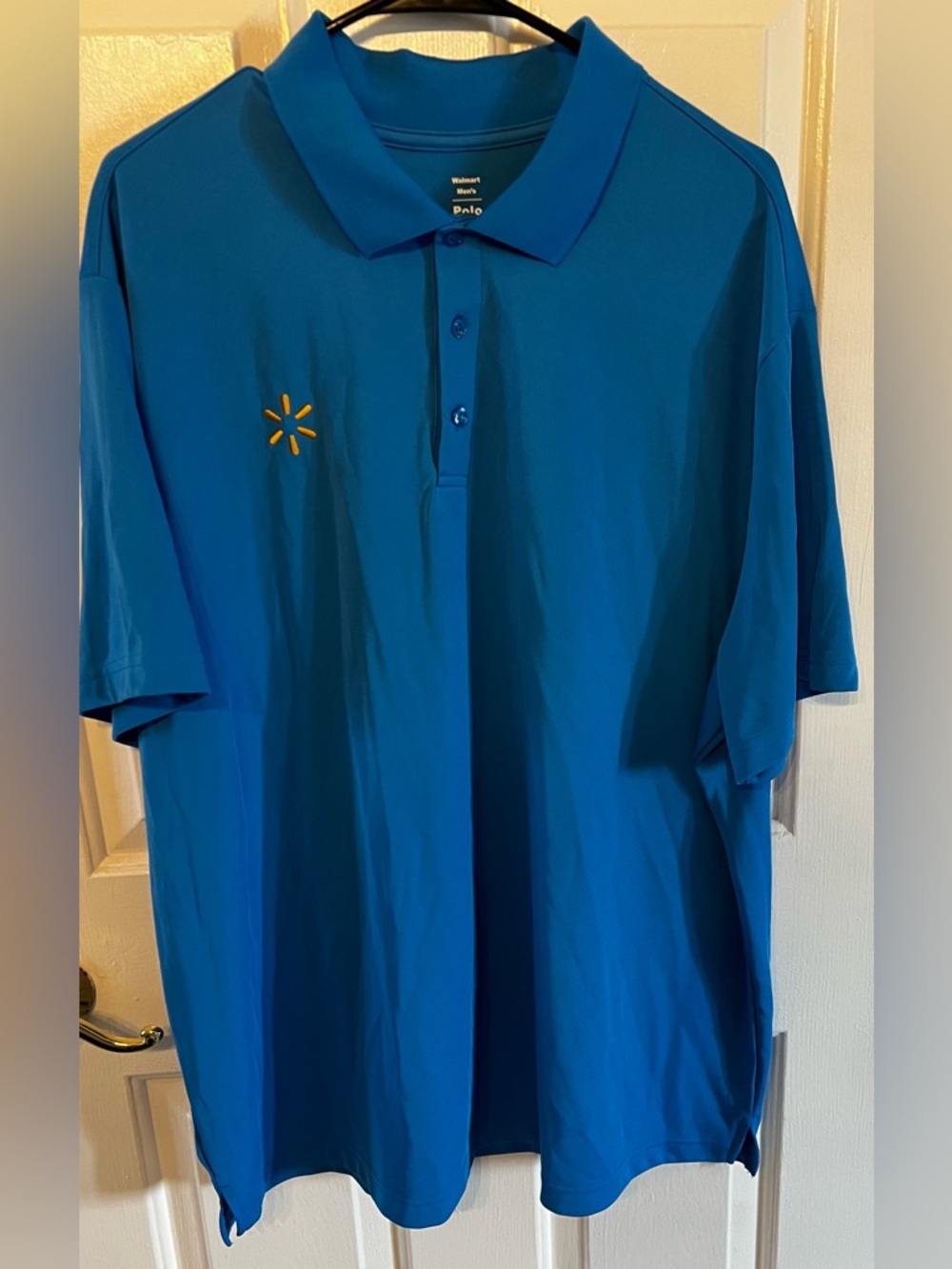Walmart Associates Men’s Uniform Polo Shirt With Yellow Spark Logo Size 2XL